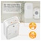 Newhouse Hardware Wireless Door Chime Kit with Remote, 250 ft. Operating Range, Push Button, 32 Chimes, White WCMB - alternate 2